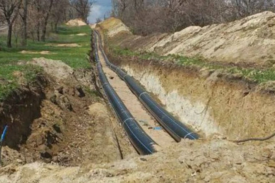 Водовод в Лисичанске