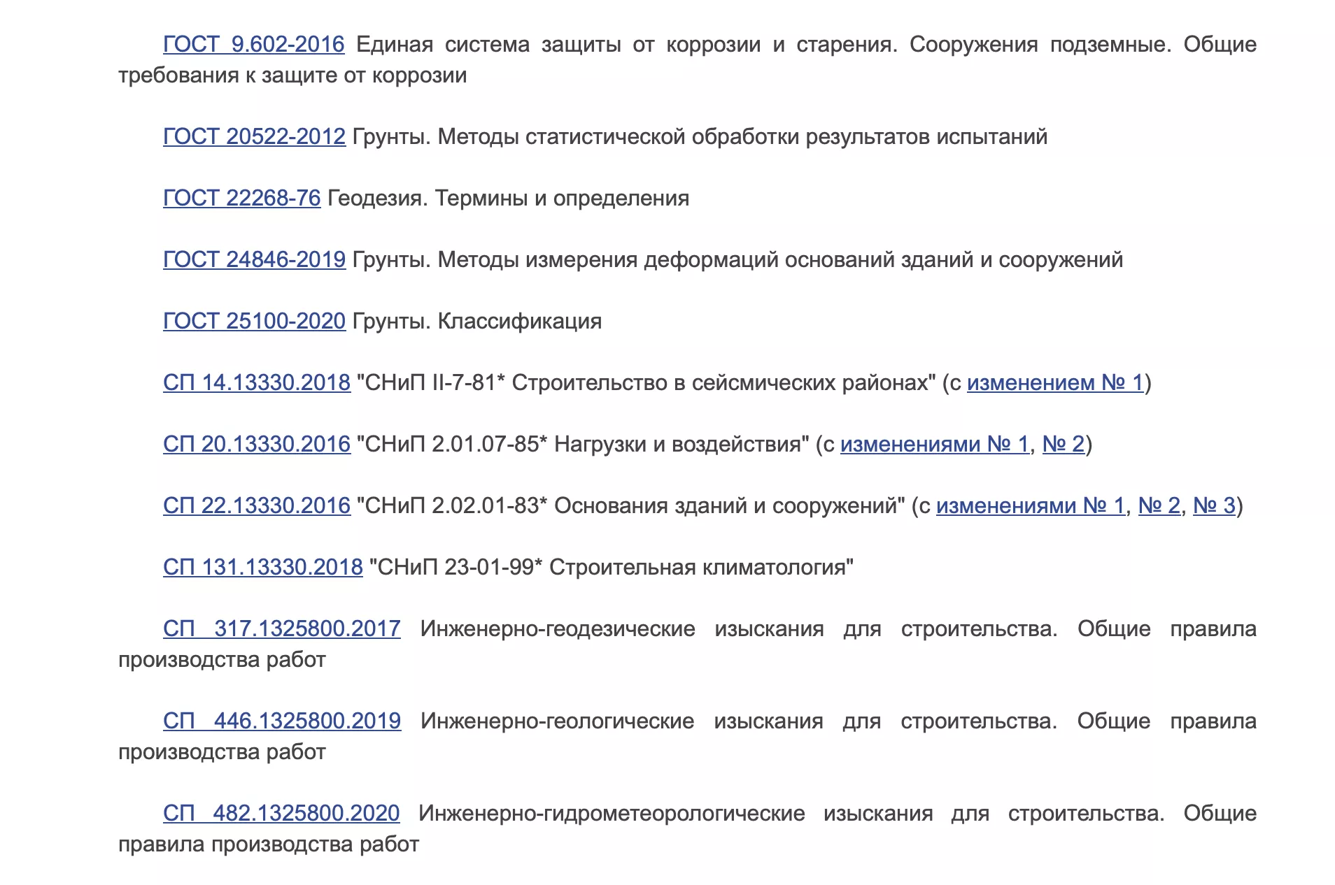 Нормативные документы